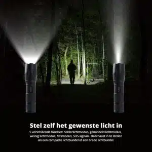 FlinQ Militaire Zaklamp 2-pack - Afbeelding 6