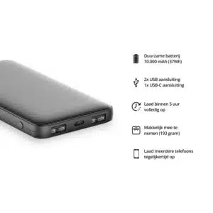 FlinQ Powerbank Blox 10.000 mAh - Afbeelding 3