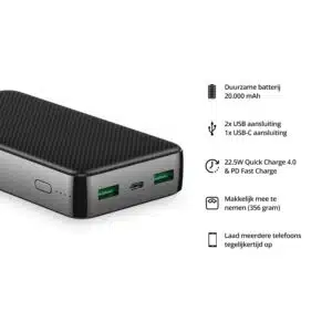 FlinQ Powerbank Goliath 20.000 mAh - Afbeelding 3