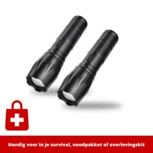 FlinQ Militaire Zaklamp 2-pack - Afbeelding 3