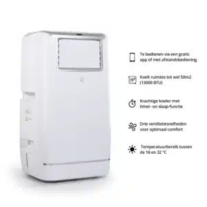 FlinQ Slimme Mobiele Airco 13000 BTU - Afbeelding 3