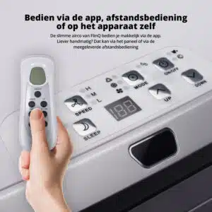 FlinQ Slimme Mobiele Airco 13000 BTU - Afbeelding 8