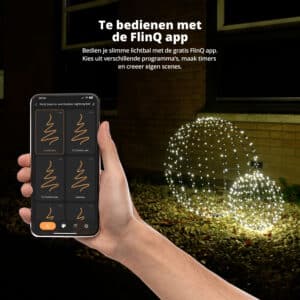 FlinQ Smart In- and Outdoor Lighting Ball - Afbeelding 4