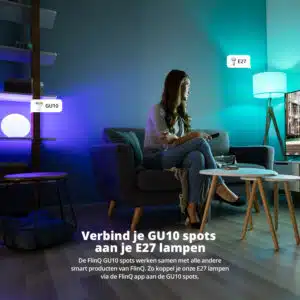 FlinQ Smart Indoor Light GU10 2-Pack - Image 9