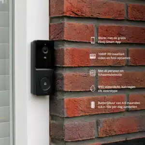 FlinQ Smart Outdoor Video Doorbell - Afbeelding 2