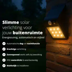 FlinQ Solar Wandlamp Geisha - Afbeelding 2