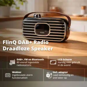 FlinQ DAB+ Radio Wireless Speaker - Image 2