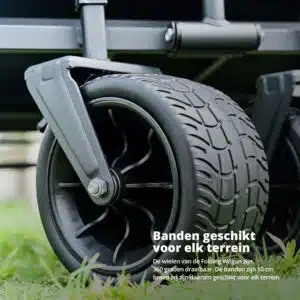 FlinQ Opvouwbare Bolderkar 130 KG - Afbeelding 5