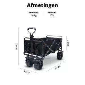 FlinQ Foldable Wagon 130 KG - Image 8