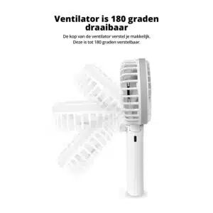 FlinQ Draadloze Draagbare Ventilator - Afbeelding 11