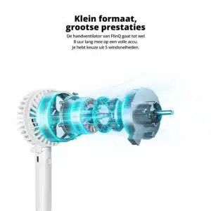 FlinQ Draadloze Draagbare Ventilator - Afbeelding 7