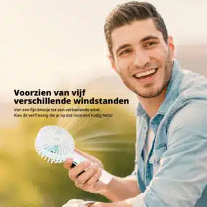 FlinQ Draadloze Draagbare Ventilator - Afbeelding 8