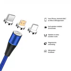 FlinQ 3-In-1 Magnetic Charging Cable - Image 2