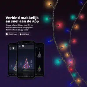FlinQ 160 LED Slimme RGB Lichtketting - Afbeelding 7