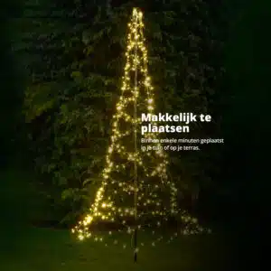 FlinQ Luxxtree Vlaggenmast 3 meter warm wit - Afbeelding 3