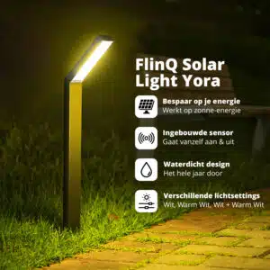 FlinQ Solar Light Yora 2-pack - Afbeelding 2