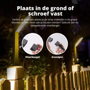 FlinQ Solar Light Yora 2-pack - Afbeelding 9