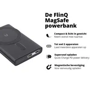 FlinQ MagSafe Powerbank 5000 mAh - Afbeelding 2