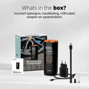 FlinQ Wireless Air Compressor Premium - Afbeelding 12
