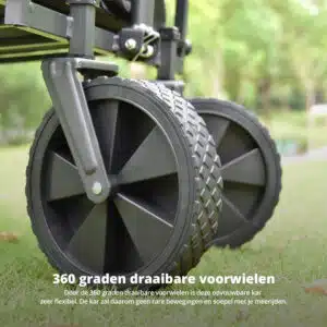 FlinQ Folding Wagon 90 KG - Afbeelding 4