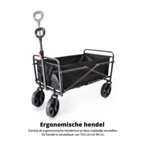 FlinQ Folding Wagon 90 KG - Afbeelding 6