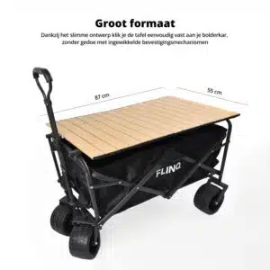 FlinQ Folding Wagon - Table - Afbeelding 3