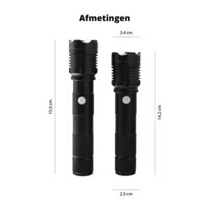 FlinQ Rechargeable LED Flashlight - Afbeelding 4