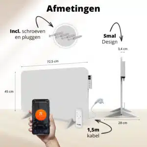 FlinQ Smart Indoor Infrared Heater - Afbeelding 8