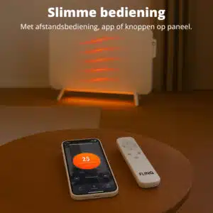 FlinQ Smart Indoor Infrared Heater 450W - Afbeelding 4