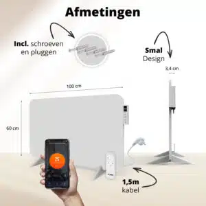 FlinQ Smart Indoor Infrared Heater - Afbeelding 10