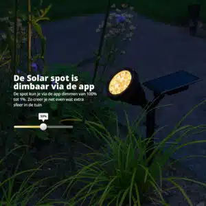 FlinQ Smart Outdoor Solar Spot - Afbeelding 8