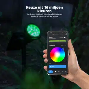 FlinQ Smart Outdoor Solar Spot - Afbeelding 4