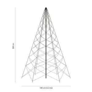 FlinQ Smart Outdoor Christmas Tree Luminus 1200 LED - Image 2