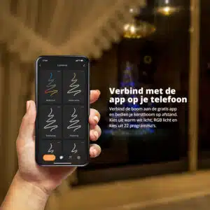 FlinQ Smart Outdoor Christmass Tree Luminus 600 LED - Afbeelding 4