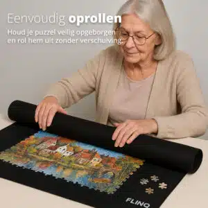 FlinQ Rollable Puzzle Mat - Afbeelding 2