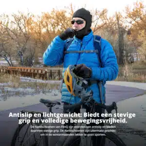 FlinQ Water and Windproof TouchGrip Sport Gloves Unisex - Afbeelding 5