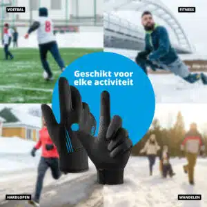 FlinQ Water and Windproof TouchGrip Sport Gloves Unisex - Afbeelding 8