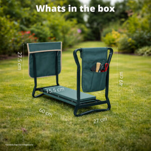 FlinQ Garden Kneeler Seat with Tool Pouch - Afbeelding 8