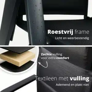 Tweedekans FlinQ Foldable Chair Vylora 1-pack - Afbeelding 4