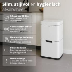 FlinQ Sensor Bin Senzaro 60L - Afbeelding 2