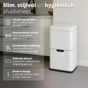 FlinQ Sensor Bin Senzaro 60L - Afbeelding 2