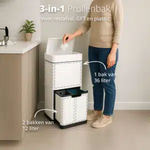 FlinQ Sensor Bin Senzaro 60L - Afbeelding 5