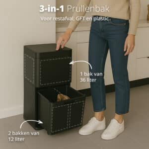 FlinQ Sensor Bin Senzaro 60L - Afbeelding 4