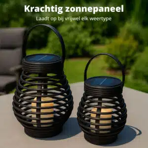 FlinQ Solar Lantern Bottassano 2-pack - Afbeelding 5