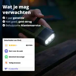 FlinQ Solar Survival Flashlight - Afbeelding 7