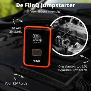 FlinQ 2-in-1 Jump Starter & Air Compressor - Afbeelding 10