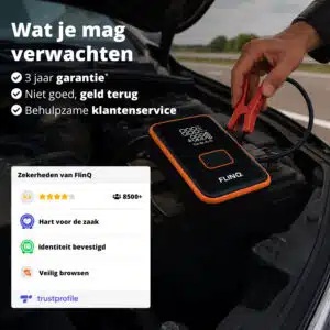 FlinQ 2-in-1 Jump Starter & Air Compressor - Afbeelding 12