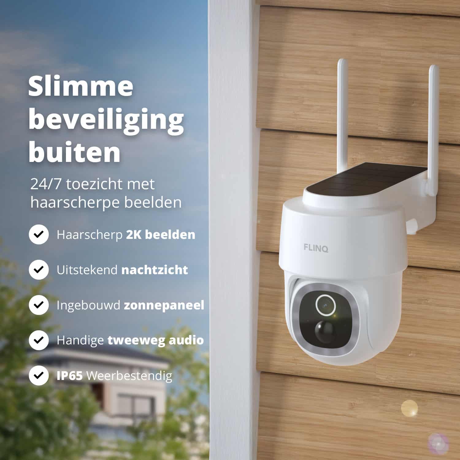 FlinQ - FlinQ Smart Outdoor Dome Guard Camera