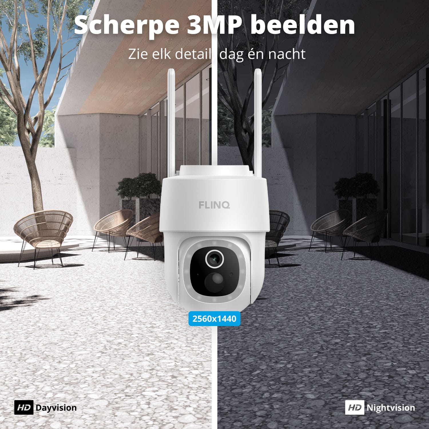 FlinQ - FlinQ Smart Outdoor Dome Guard Camera