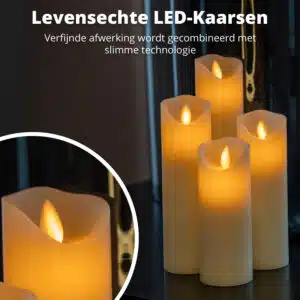 FlinQ LED Candle Set Harmony - Afbeelding 2